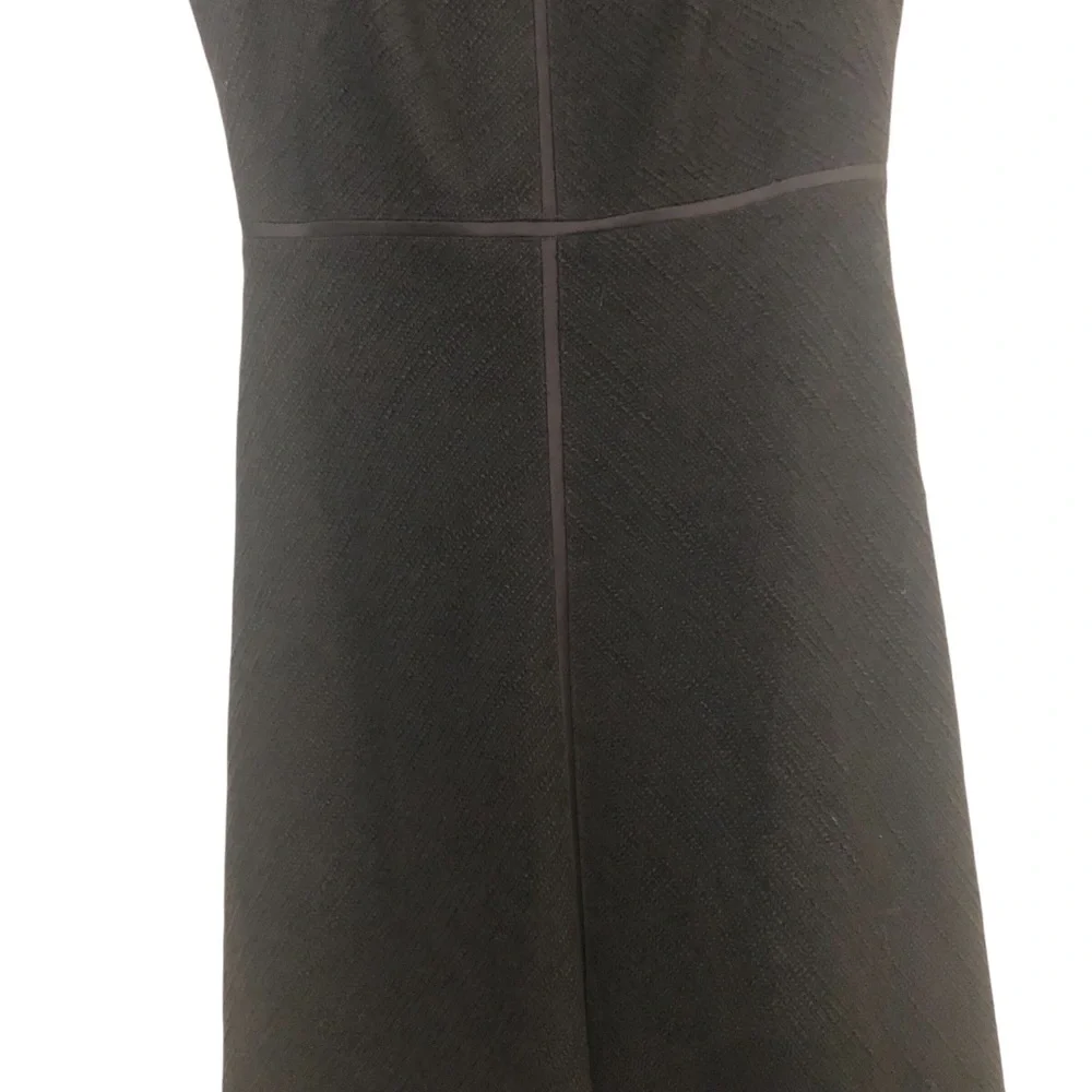 Kate Spade Black Sleeveless Textured Midi Dress Size 6